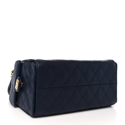 Chanel Caviar Quilted Small Chanel 25 Handbag Dark Navy 4 of 11