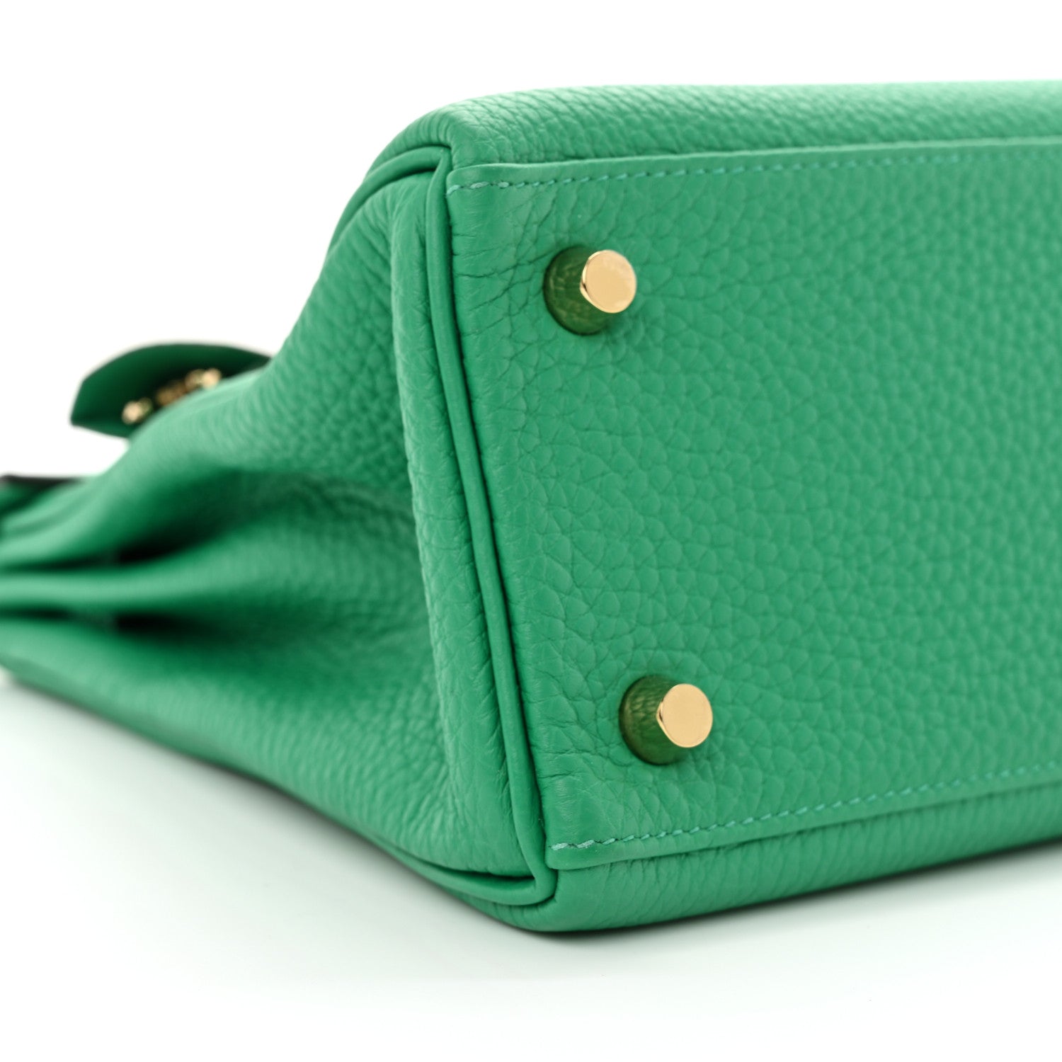 Hermes Togo Lizard Kelly Retourne Touch 25 Menthe 9 of 11