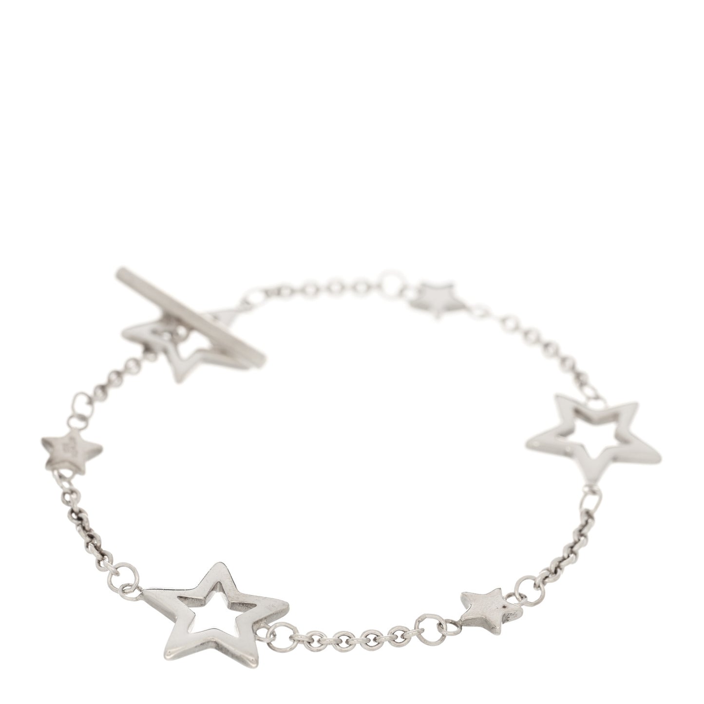 Sterling Silver Star Toggle Bracelet