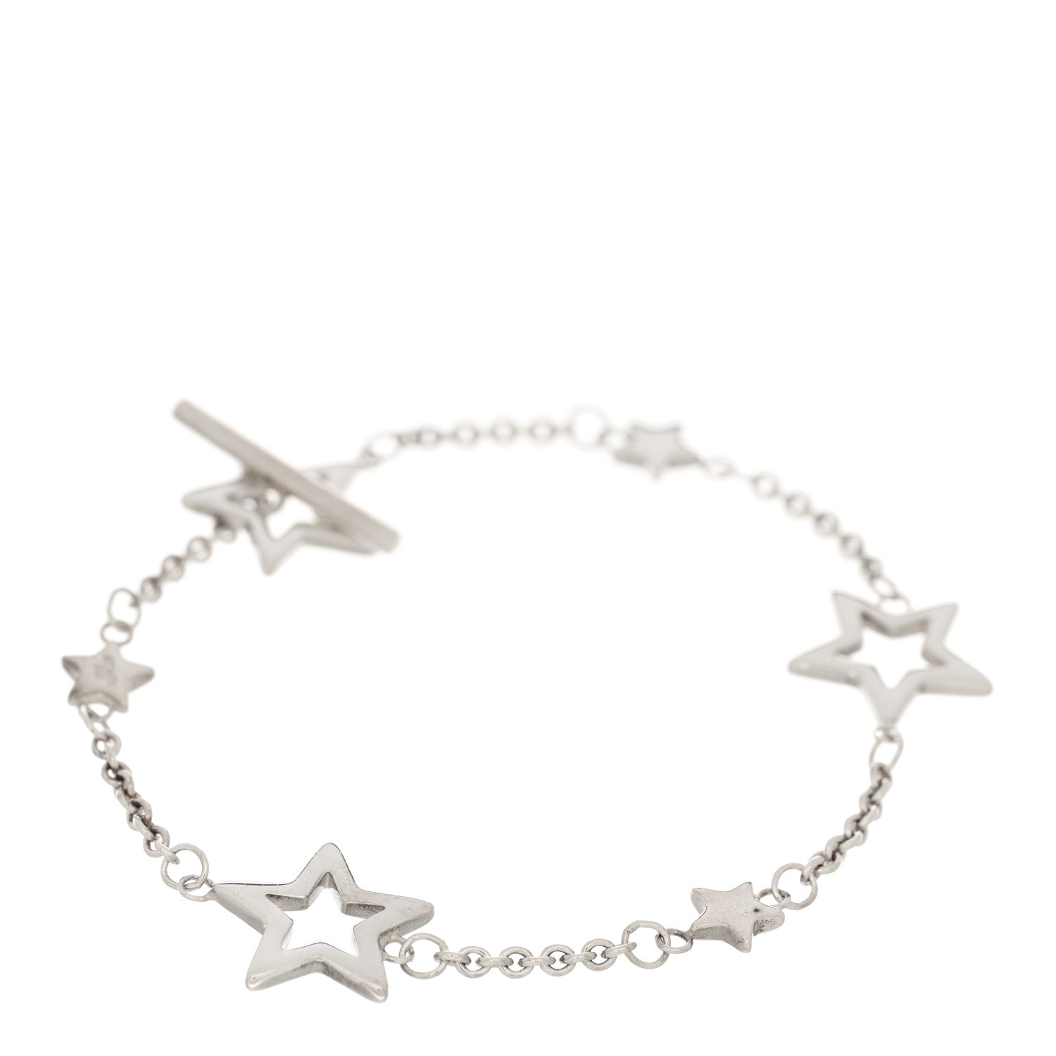 Tiffany Sterling Silver Star Toggle Bracelet 1 of 4
