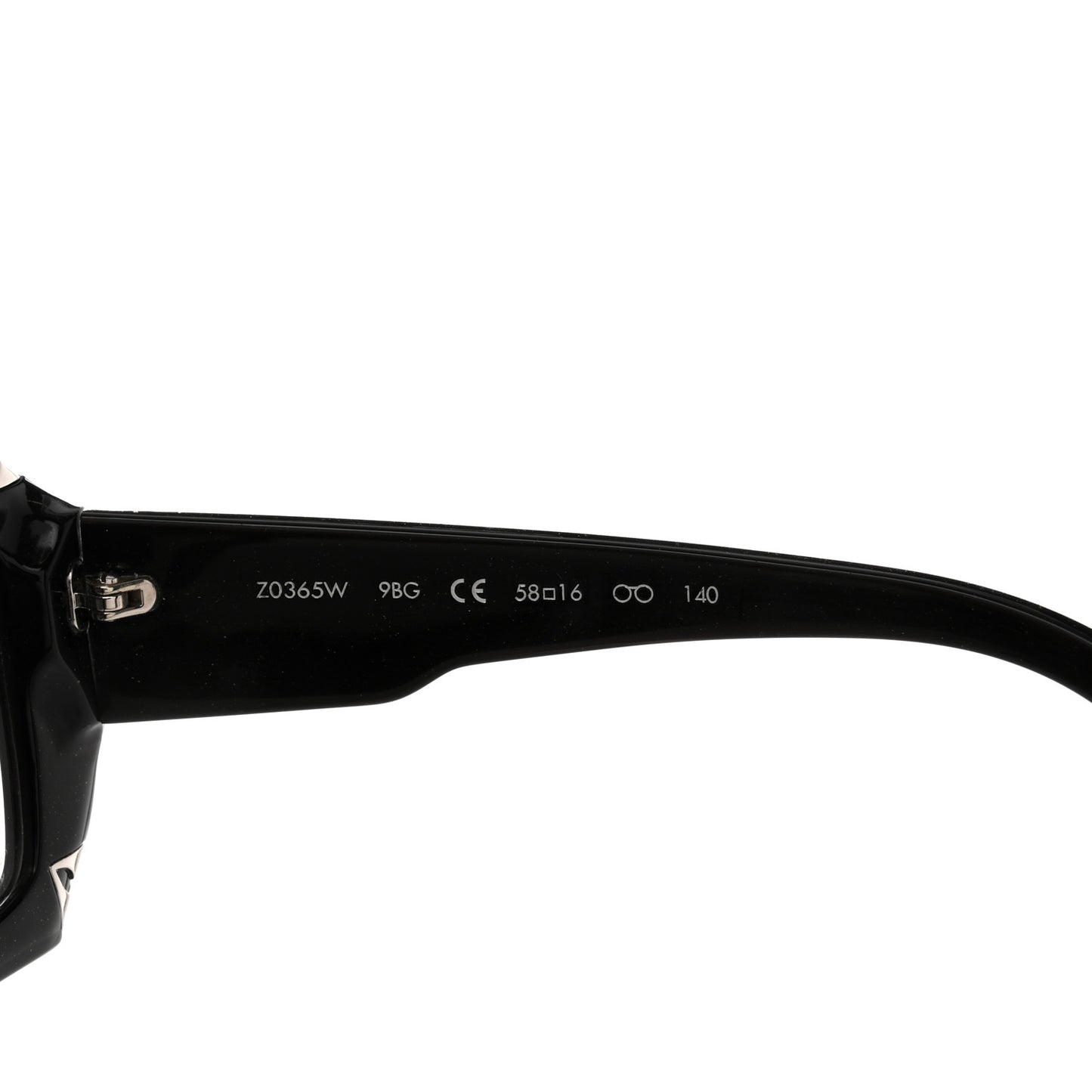 Acetate Hortensia Sunglasses Z0365W Black Glitter