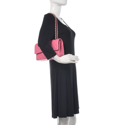 Chanel Caviar Quilted Medium Double Flap Pink 2 of 11