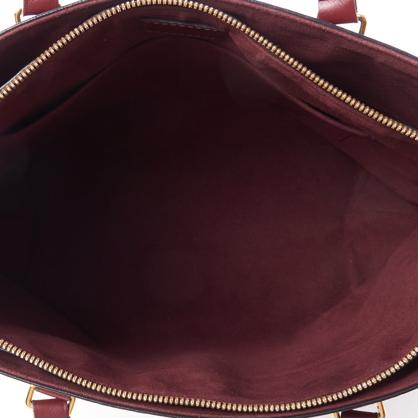 Monogram Flower Zipped Tote MM Bordeaux