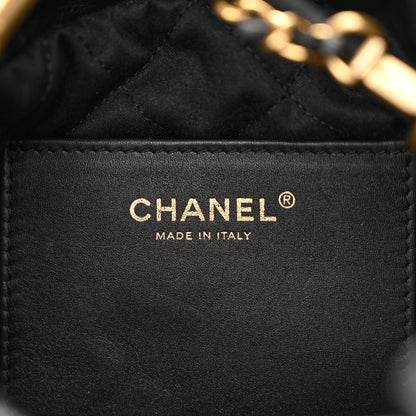 Chanel Shiny Calfskin Quilted Mini Chanel 22 Black 6 of 11