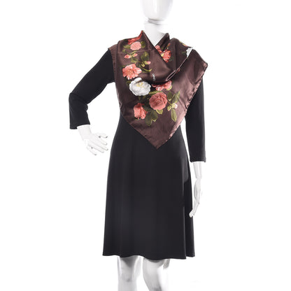 Chanel Silk CC Flower Square Scarf Multicolor 2 of 8