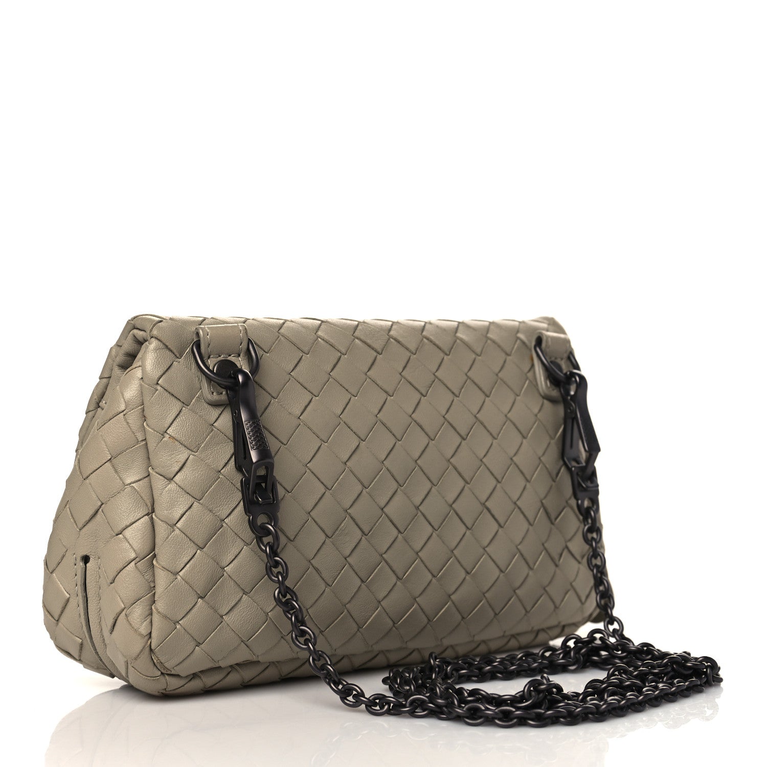 Bottega Veneta Nappa Intrecciato Small Chain Crossbody Maple 2 of 10