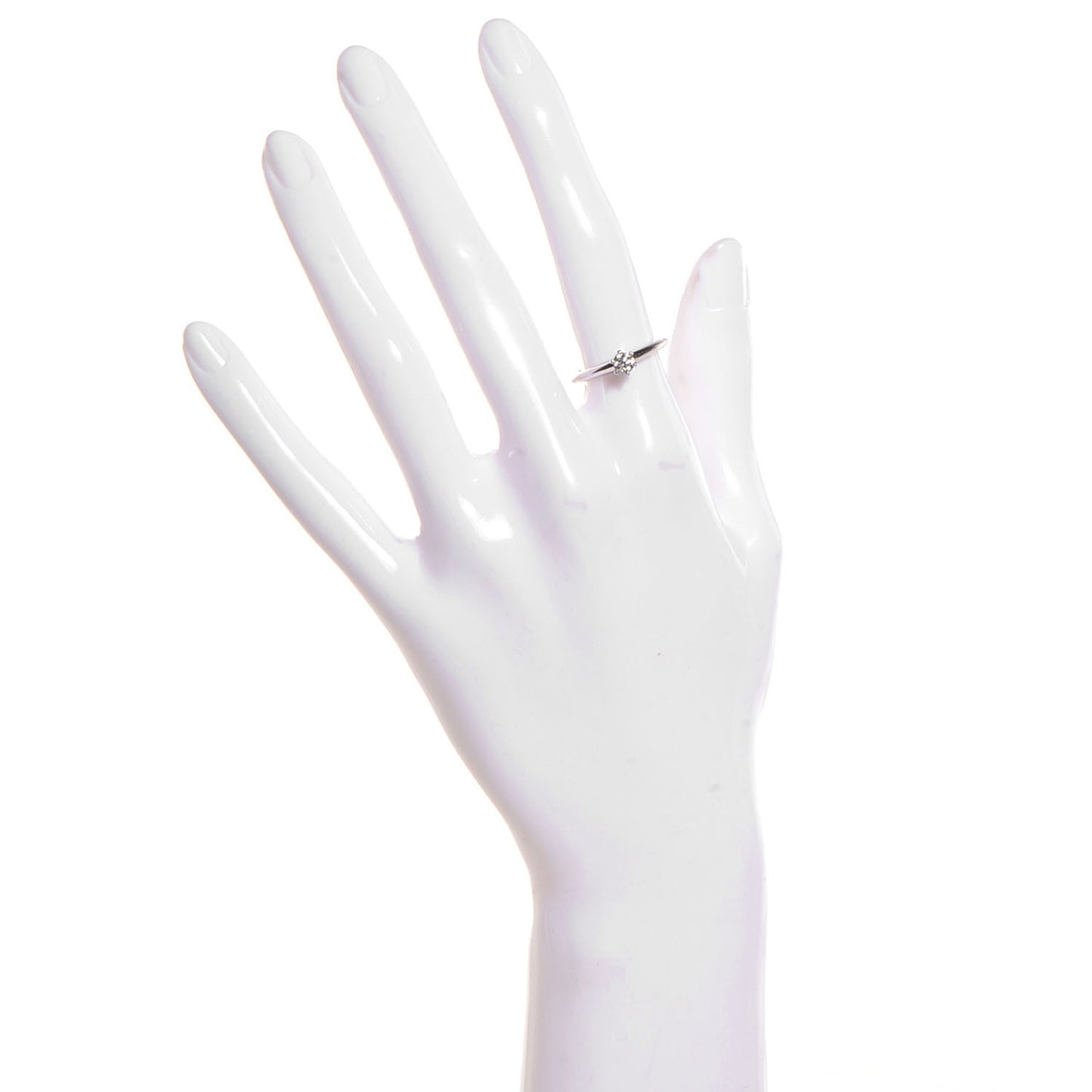 Platinum .25 Carat Diamond Engagement Ring 6.25