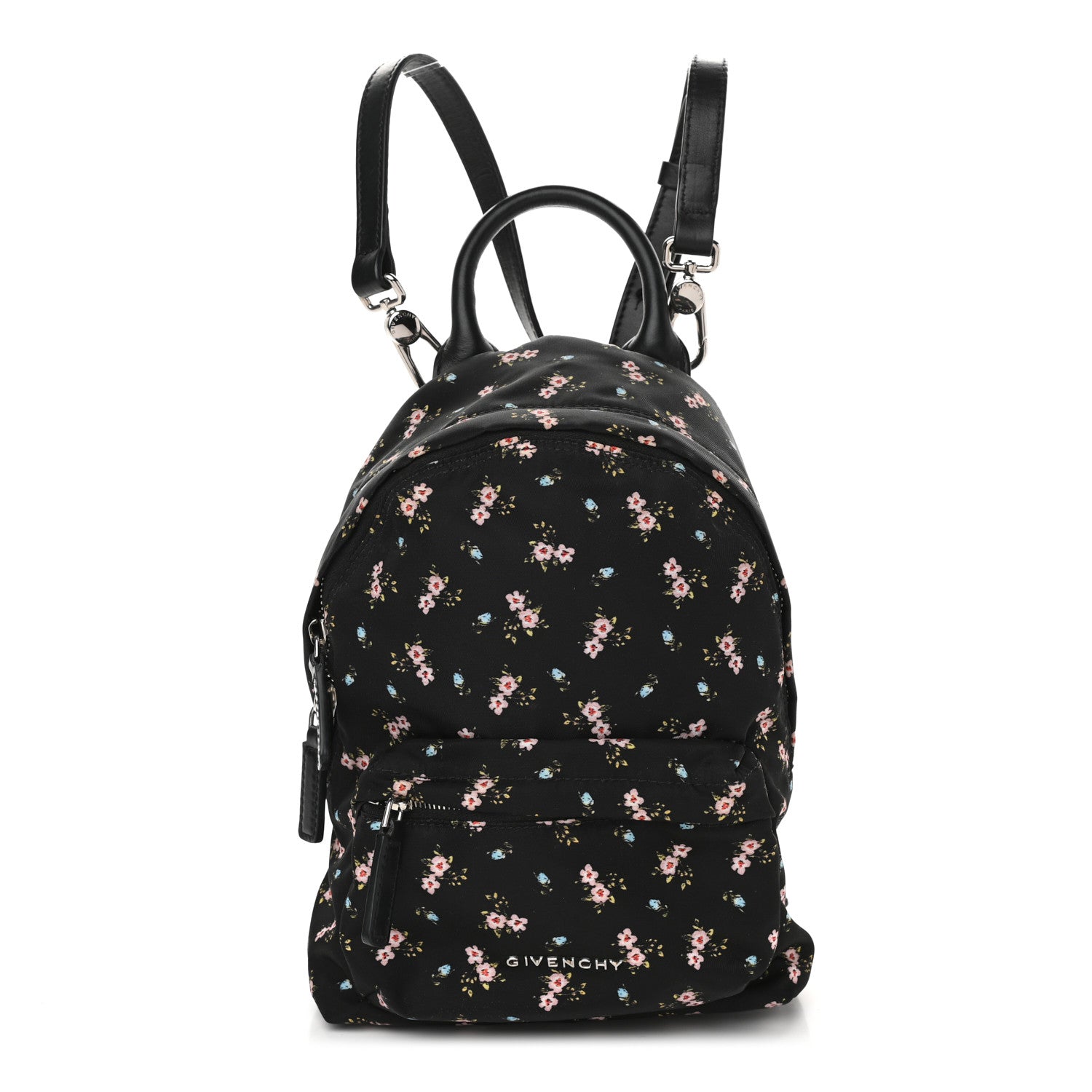 Givenchy Tech Twill Nylon Hibiscus Print Nano Backpack Multicolor 1 of 9