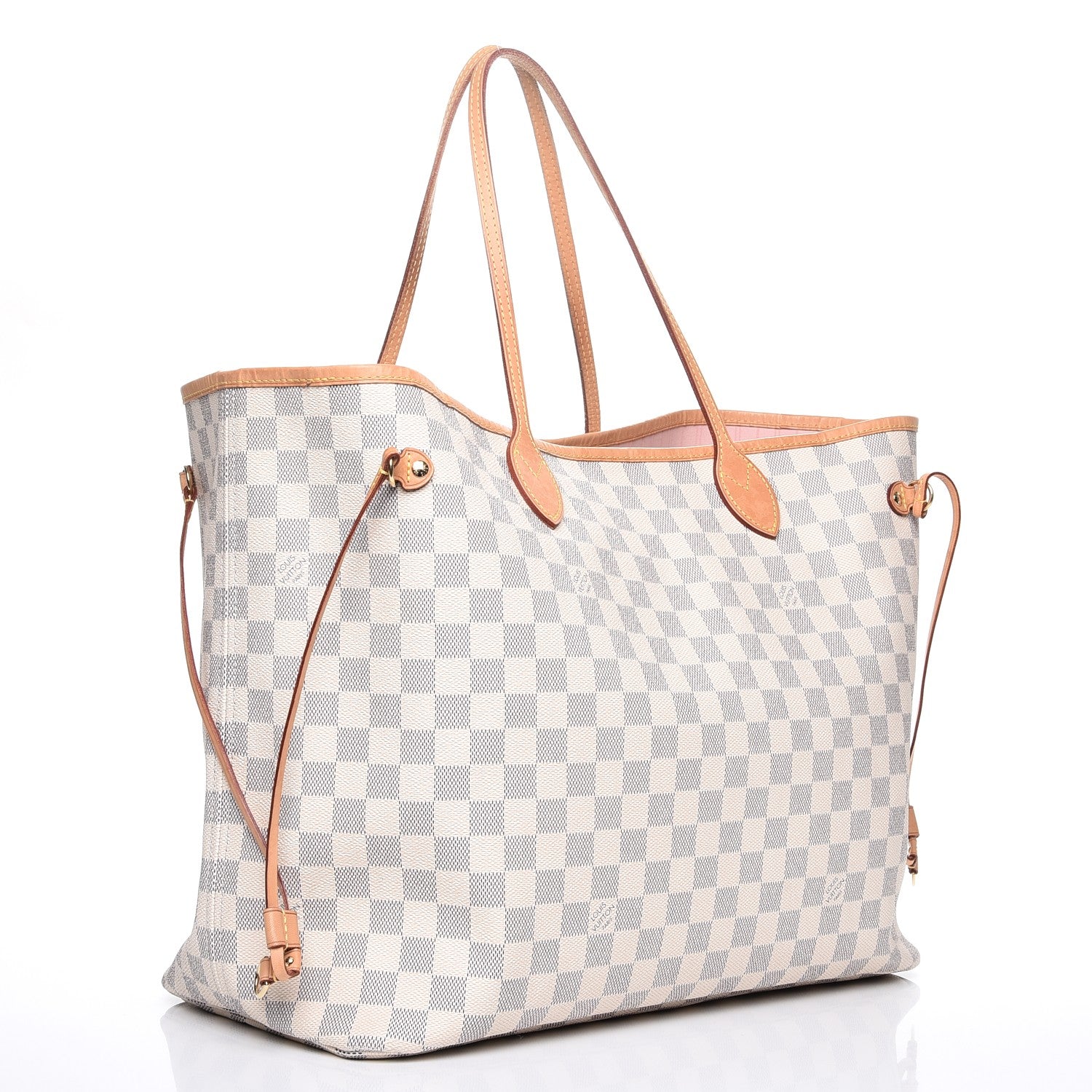 Louis Vuitton Damier Azur Neo Neverfull GM Rose Ballerine 3 of 11