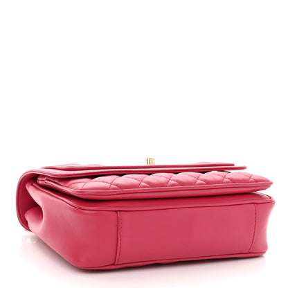 Chanel Lambskin Quilted Medium Lovely Day Flap Pink 4 of 10