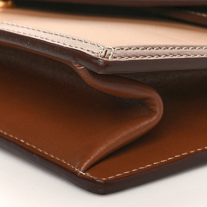 Burberry Calfskin Small TB Envelope Clutch Bag Malt Brown 9 of 9