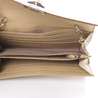 MCM Metallic Visetos Patricia Wallet On Chain Gold 5 of 13