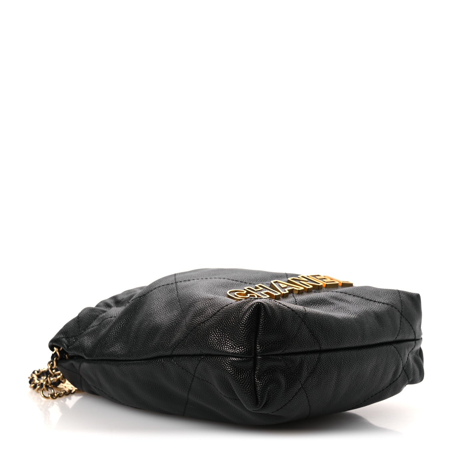 Chanel Shiny Caviar Quilted Mini Chanel 22 Black 4 of 12