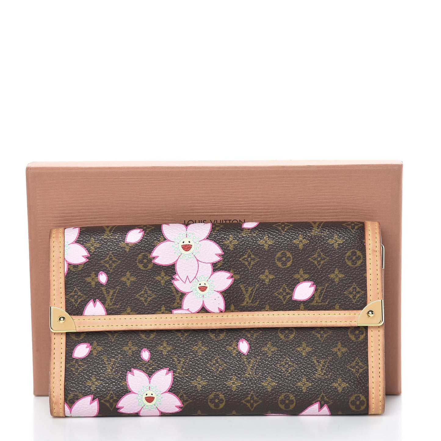 Monogram Cherry Blossom Porte Tresor International Wallet Brown