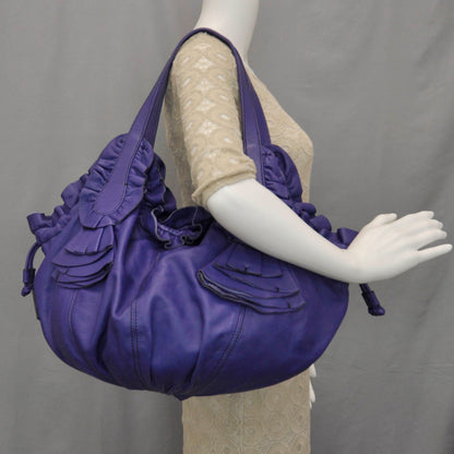 Valentino Garavani Ruffle Idylle Bag Violet 2 of 7