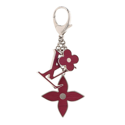 Louis Vuitton Fleur d Epi Bag Charm Fuchsia 1 of 3