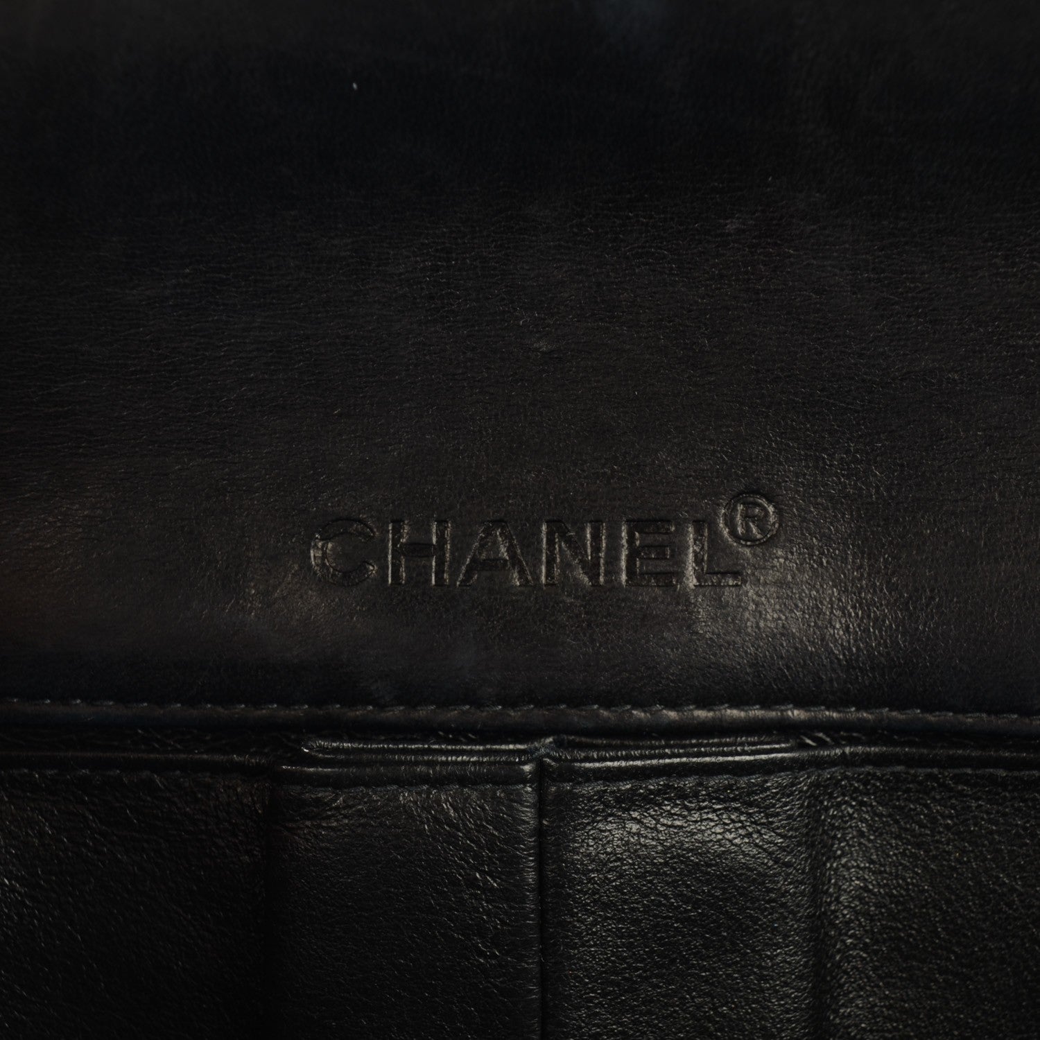 Chanel Lambskin Quilted East West Chocolate Bar Flap Black 6 of 9