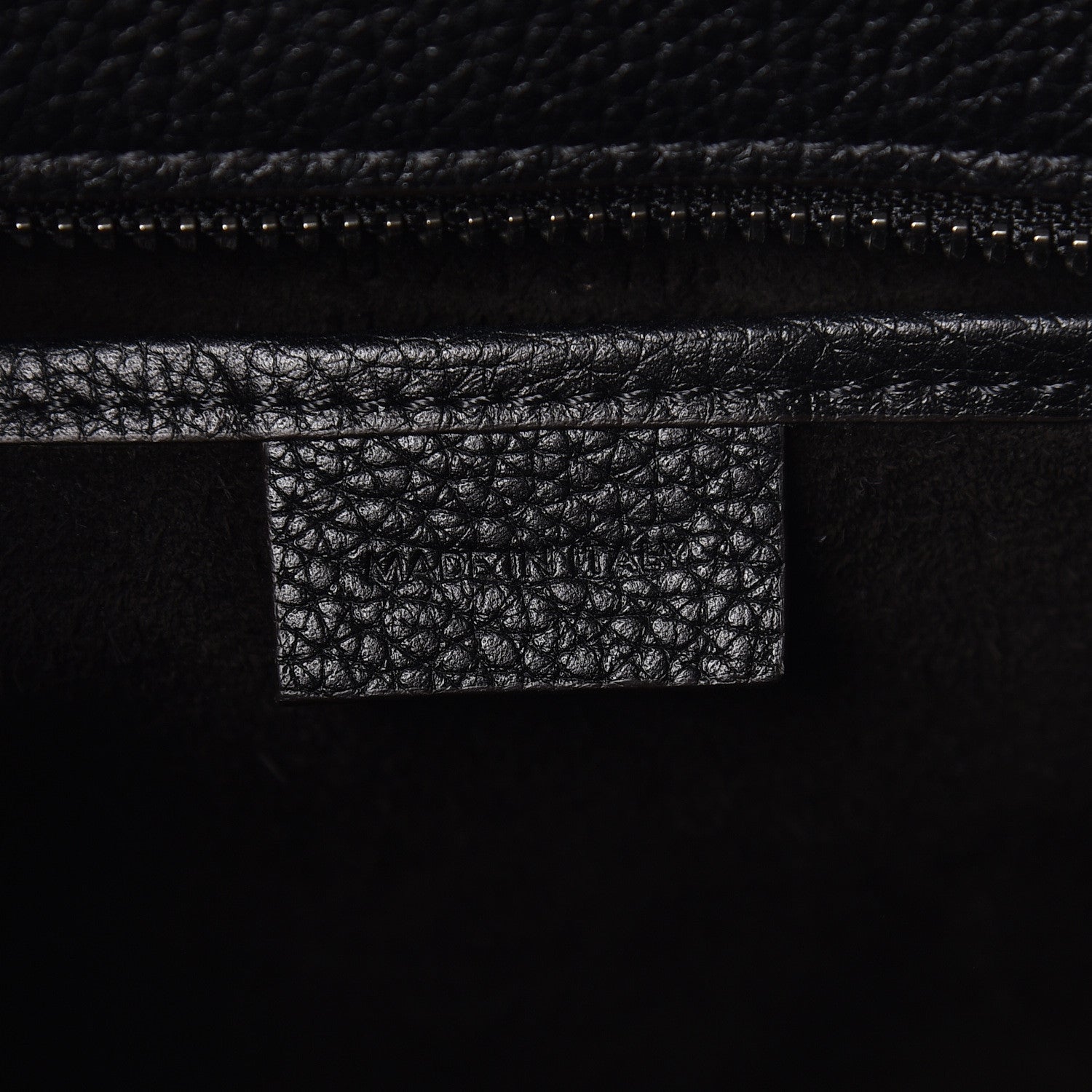 Celine Drummed Calfskin Nano Luggage Black 9 of 9