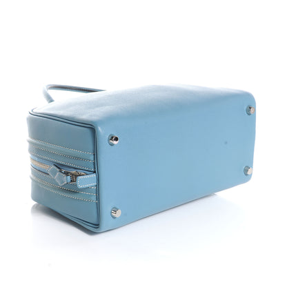 Hermes Veau Epsom Sac En Vie 26 Blue Jean 4 of 7