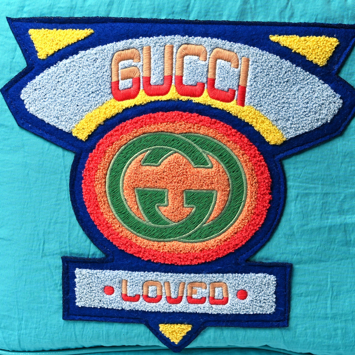 Nylon Twill 80s Logo Patch Backpack Lago