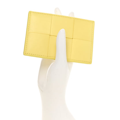 Bottega Veneta Nappa Intreccio Cassette Credit Card Holder Sherbert 2 of 8