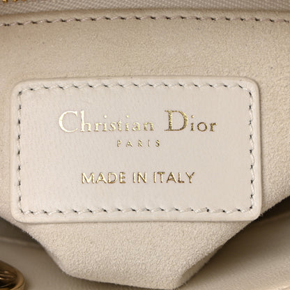 Christian Dior Lambskin Cannage Mini Lady Dior Latte 6 of 10