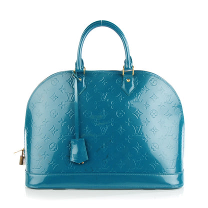 Louis Vuitton Vernis Alma GM Blue Galactic 1 of 10