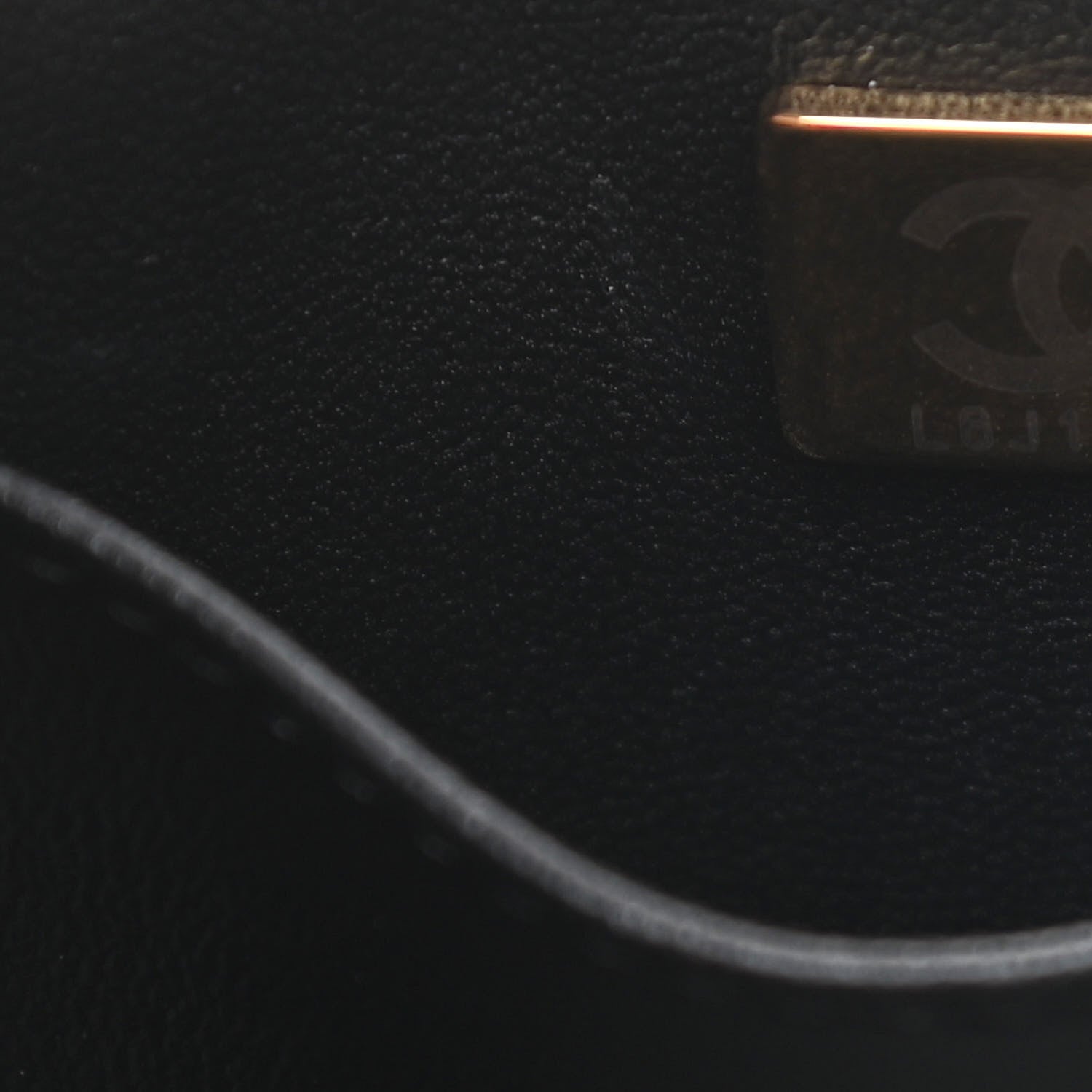 Chanel Caviar Quilted Small Top Handle Vanity Case With Chain Black 7 of 11
