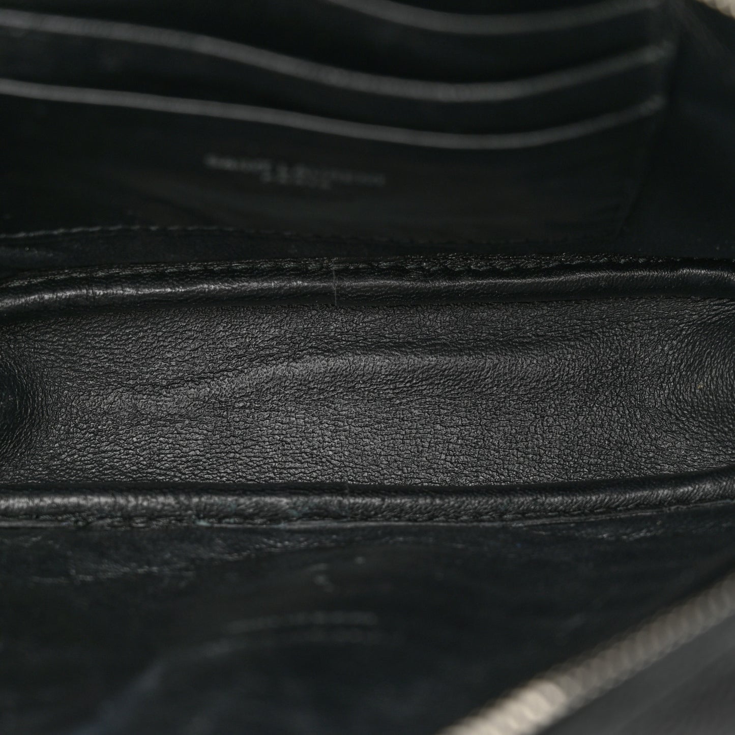 Grain De Poudre Matelasse Monogram Mini Lou Camera Bag Black