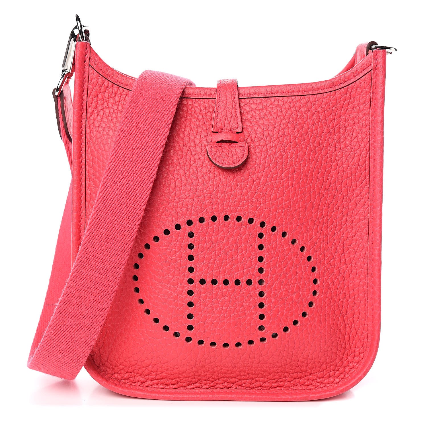Hermes Taurillon Clemence Evelyne TPM Rose Extreme 1 of 10