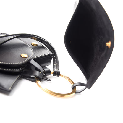 Celine Smooth Calfskin Multi Key Ring Wristlet Black 4 of 5