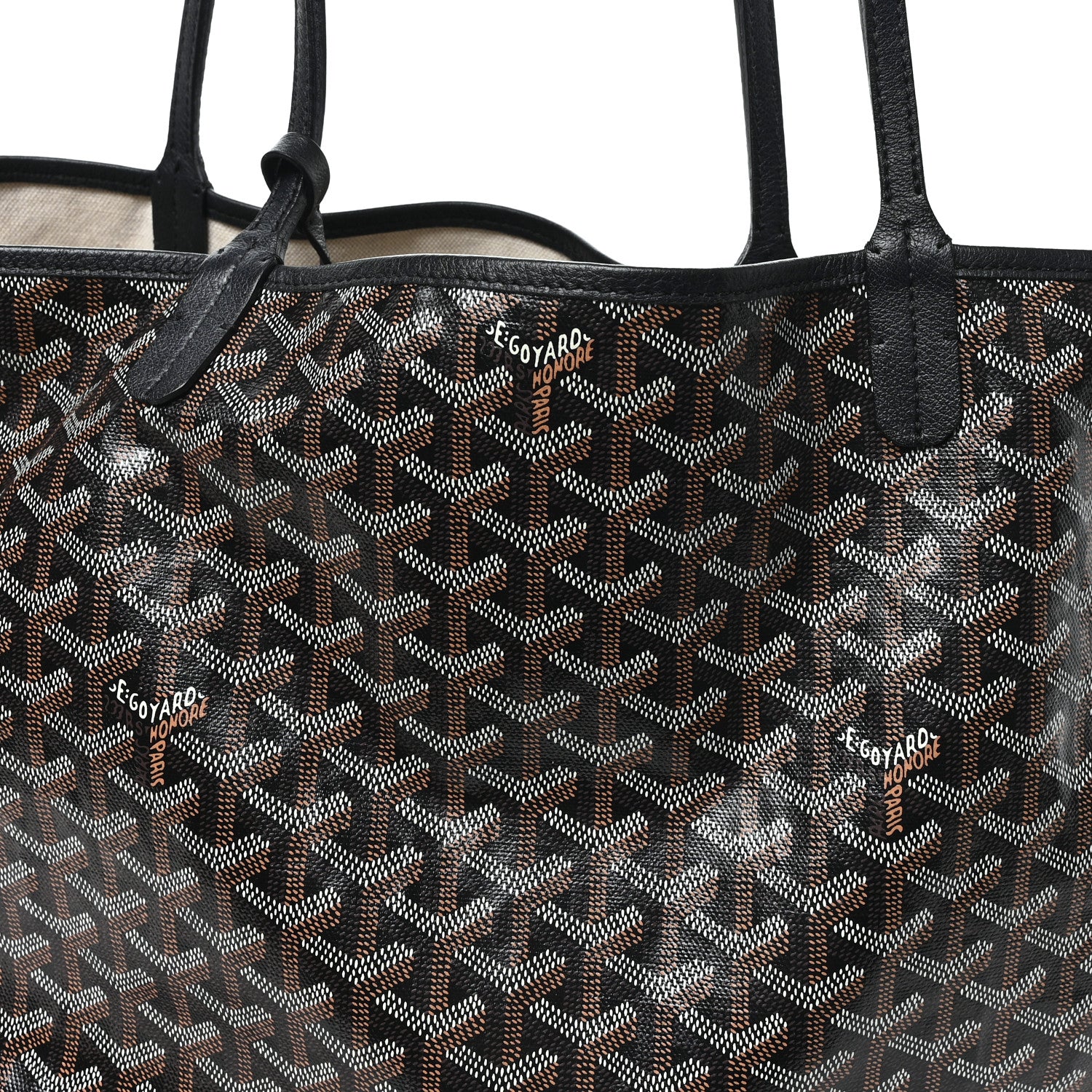 Goyard Goyardine Saint Louis GM Black 9 of 13