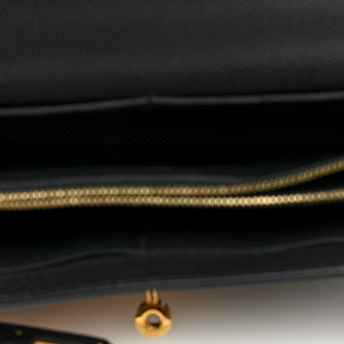 Hermes Epsom Kelly Wallet To Go Black 5 of 12