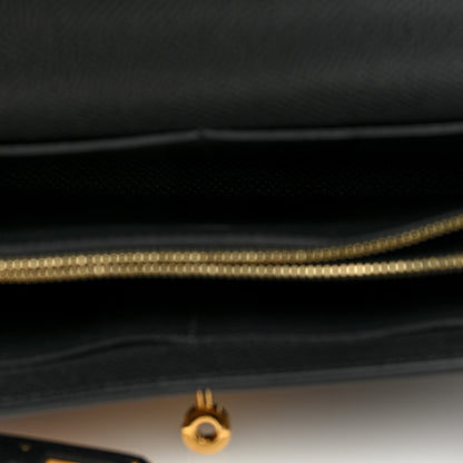 Hermes Epsom Kelly Wallet To Go Black 5 of 12