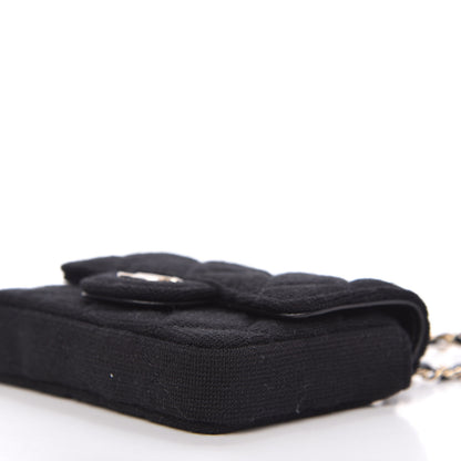 Chanel Jersey Quilted Belt Bag Black 7 of 11