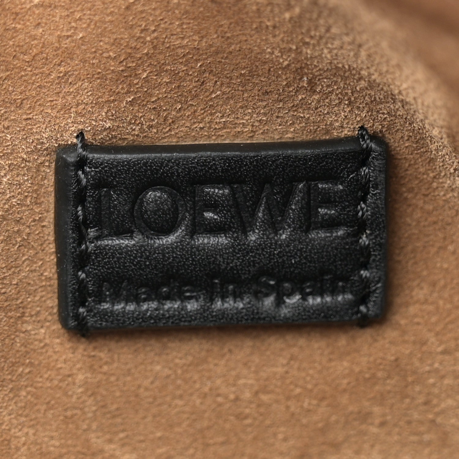 Loewe Calfskin Mini Woven Puzzle Bag Black 6 of 10