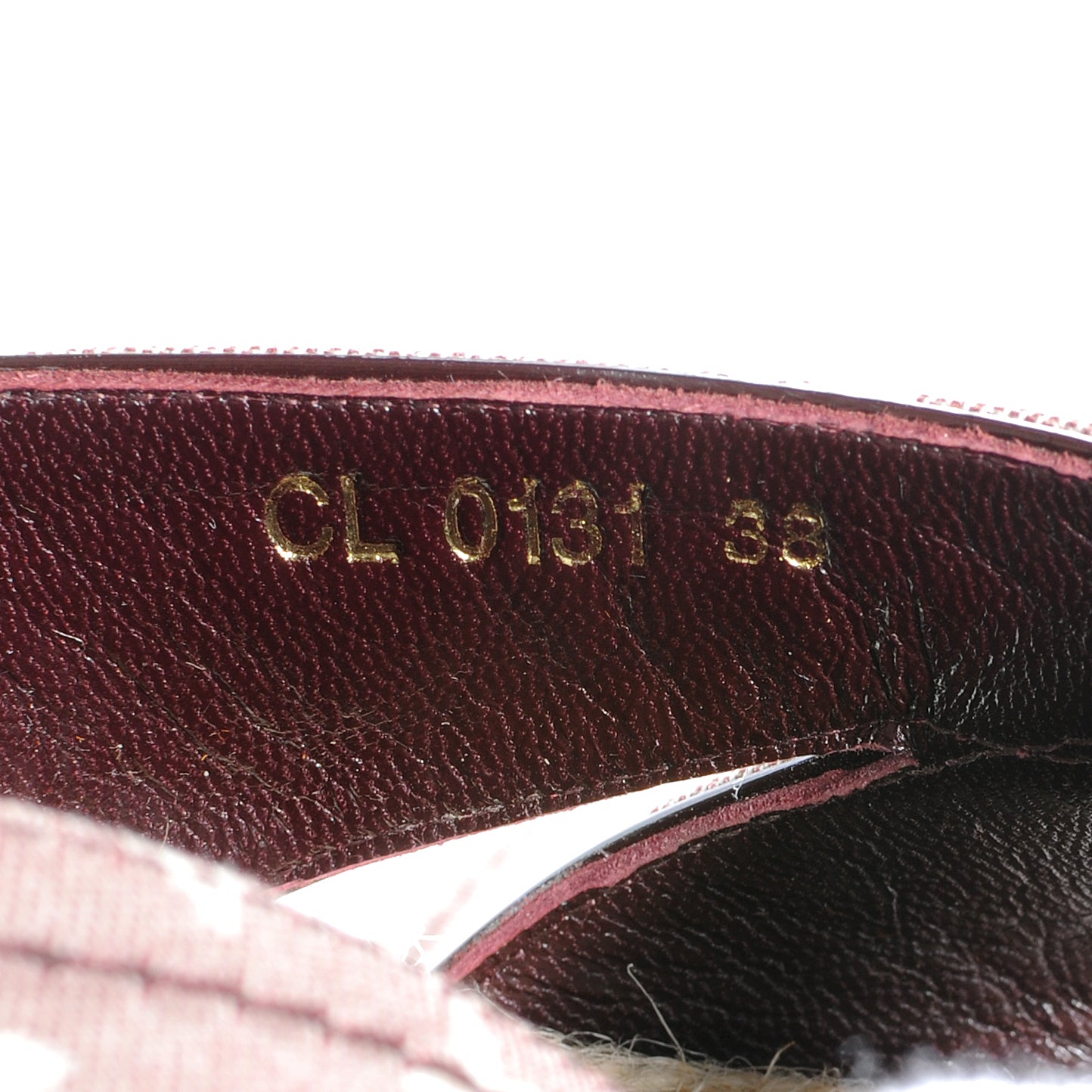 Monogram Idylle Majorca Espadrille Wedge Sandals 38 Sepia
