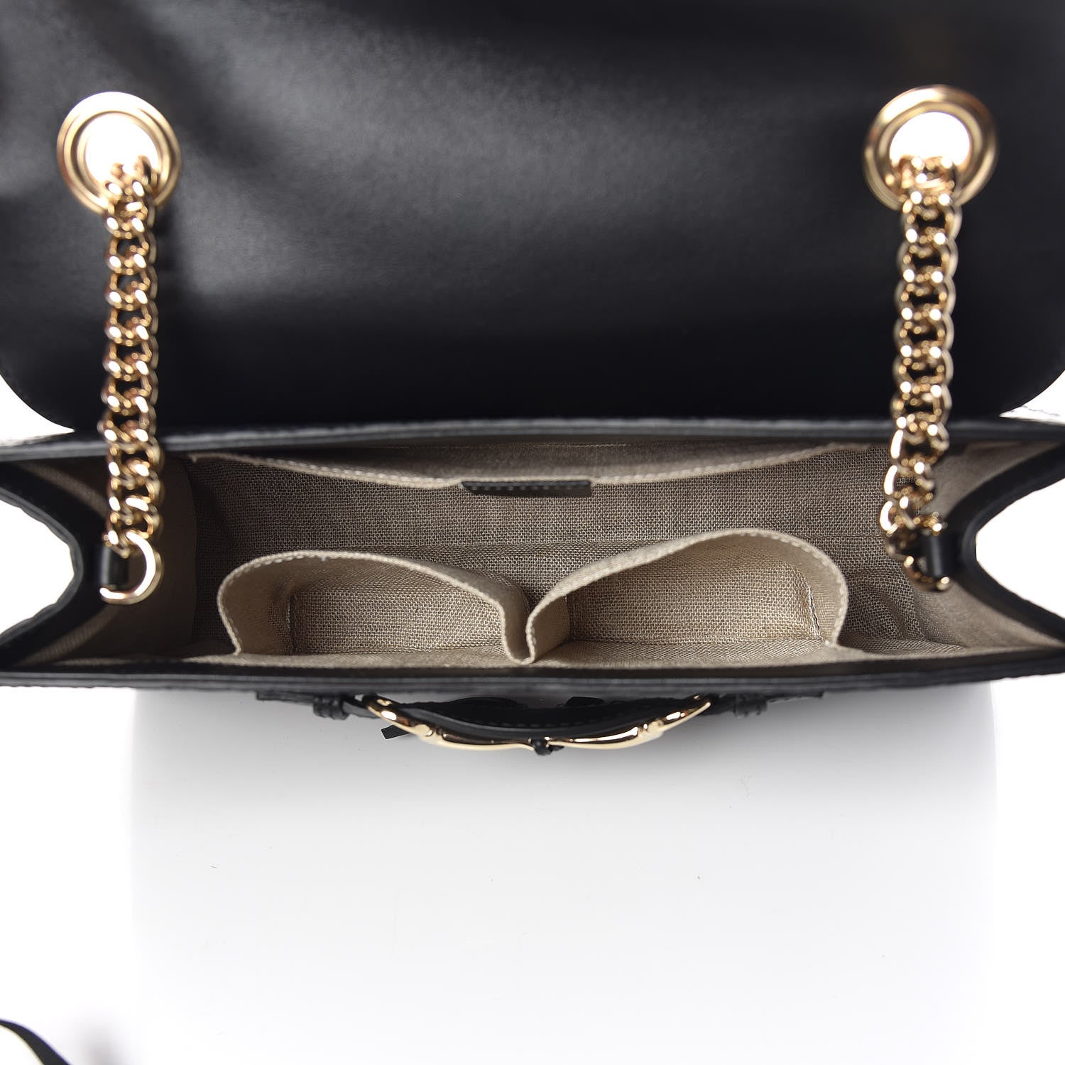 Gucci Microguccissima Medium Emily Chain Shoulder Bag Black 5 of 9