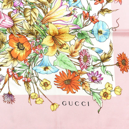 Gucci Silk Floral Scarf Multicolor 2 of 4