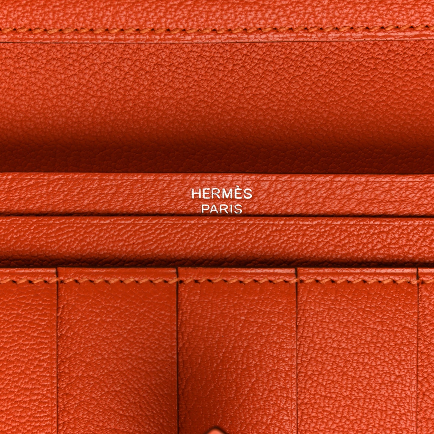 Ostrich Bearn Gusset Wallet Orange