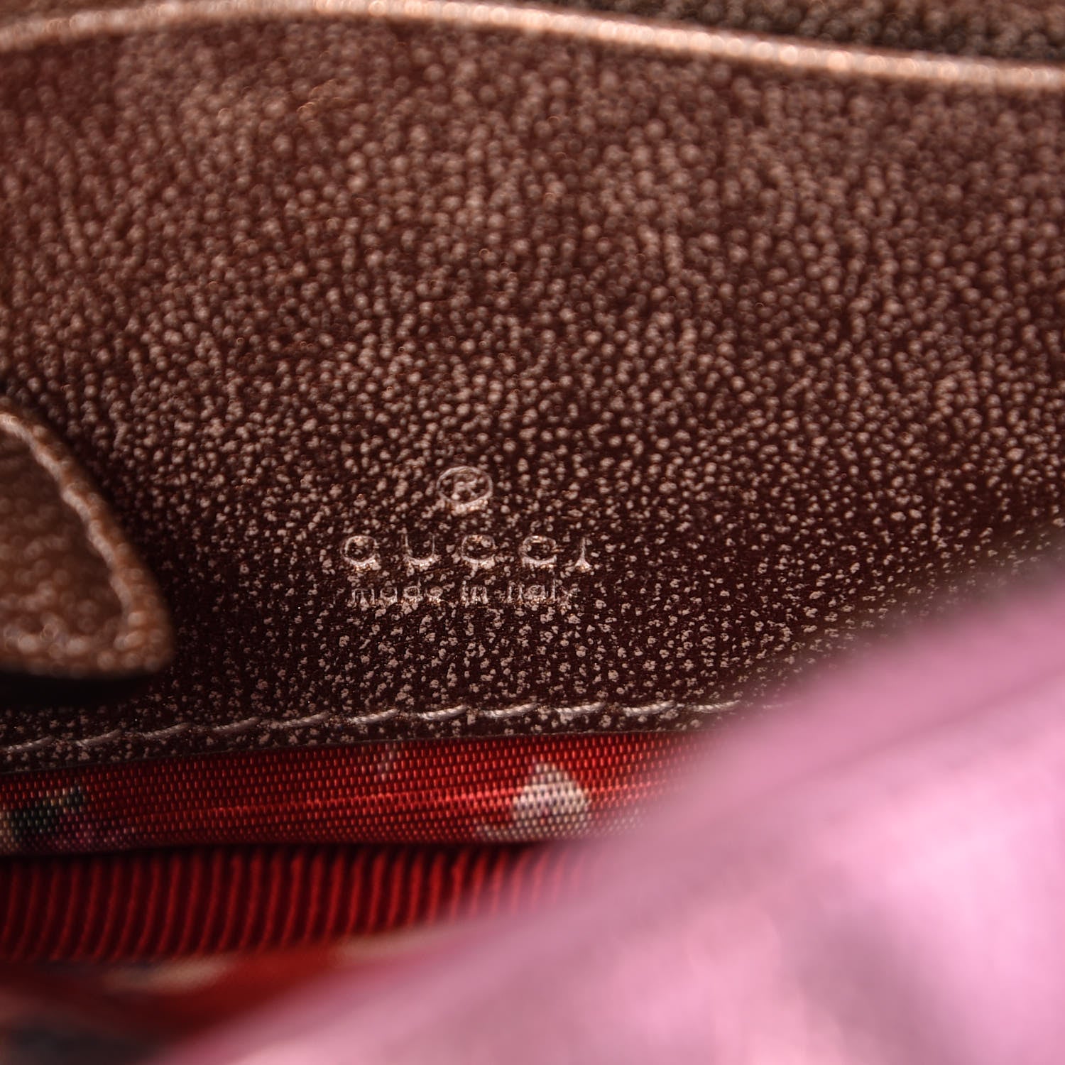Gucci Laminated Nappa Trapuntata Mini Zumi Dome Shoulder Bag Rosa Lago Rame 6 of 8