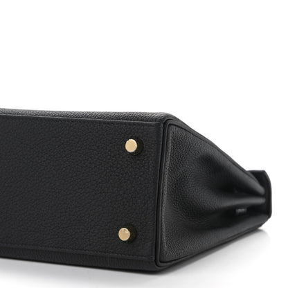 Hermes Togo Lizard Kelly Retourne Touch 25 Black 10 of 12