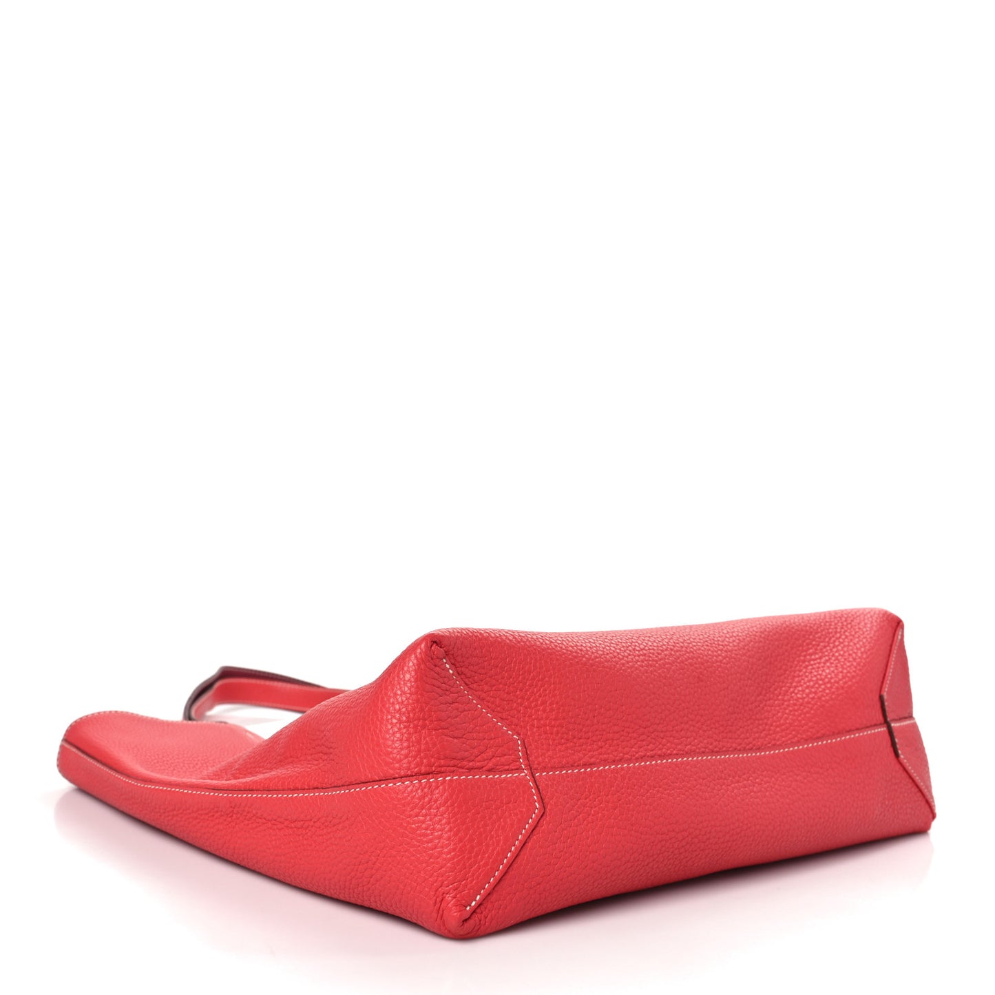Taurillon Clemence Double Sens 36 Reversible Tote Rubis Bougainvillea