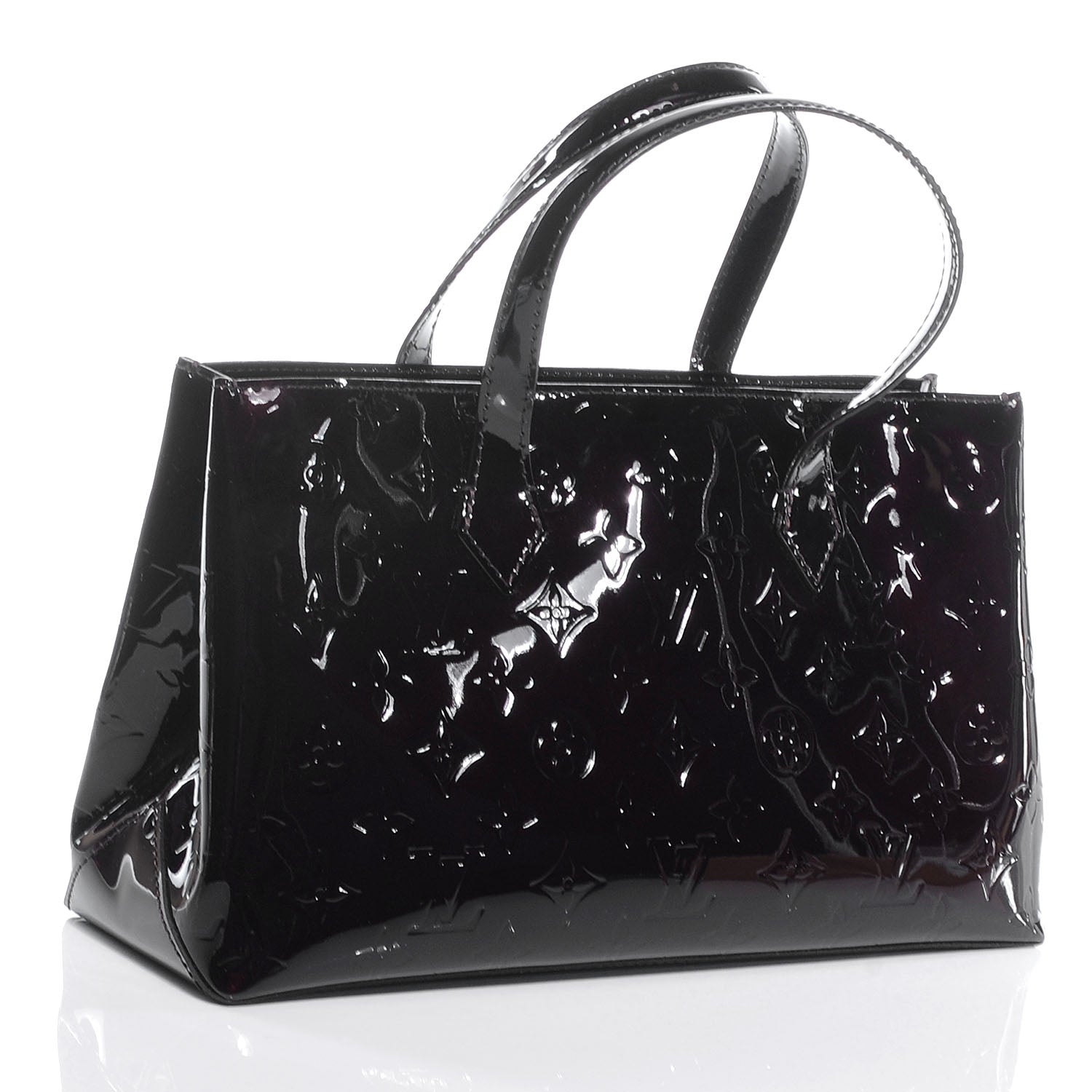 Louis Vuitton Vernis Wilshire PM Amarante 3 of 7