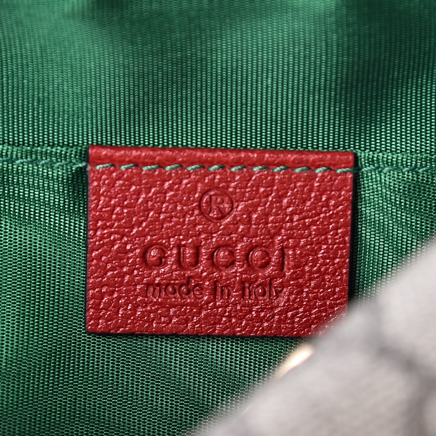 Gucci Soft GG Supreme Monogram Calfskin Small Ophidia Cosmetic Case Beige Ebony Hibiscus Red 6 of 8