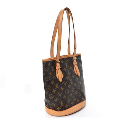 Louis Vuitton Monogram Petit Bucket 23 3 of 10