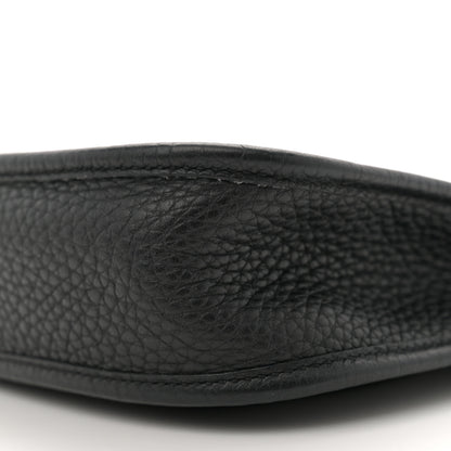 Hermes Taurillon Clemence Evelyne TPM Black 10 of 13