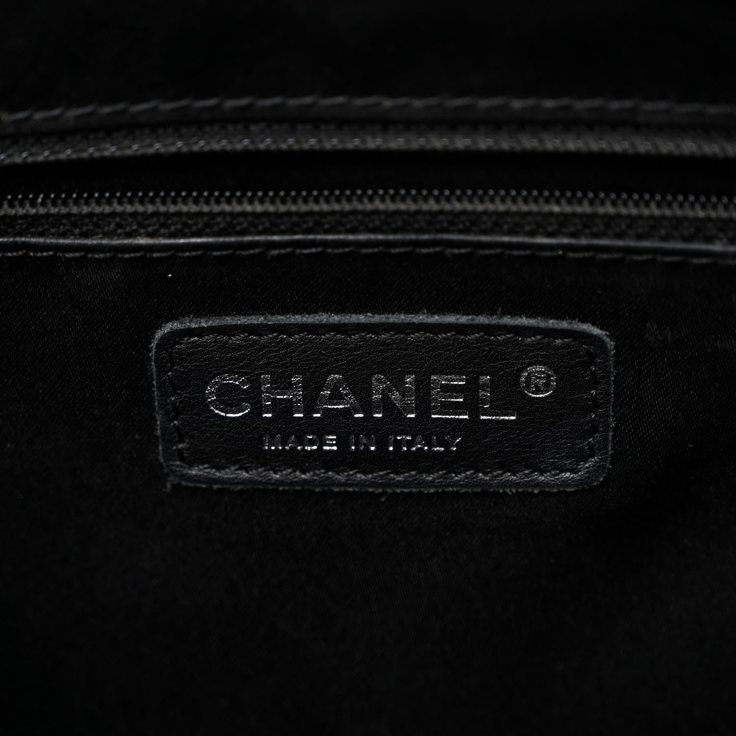 Chanel Caviar Quilted XL Grand Shopping Tote GST Black 6 of 10