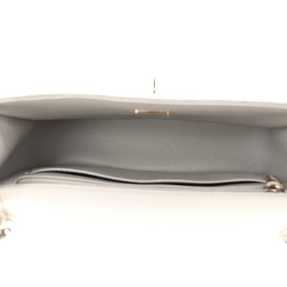 Chanel Lambskin Quilted Mini Rectangular Flap Grey 5 of 11