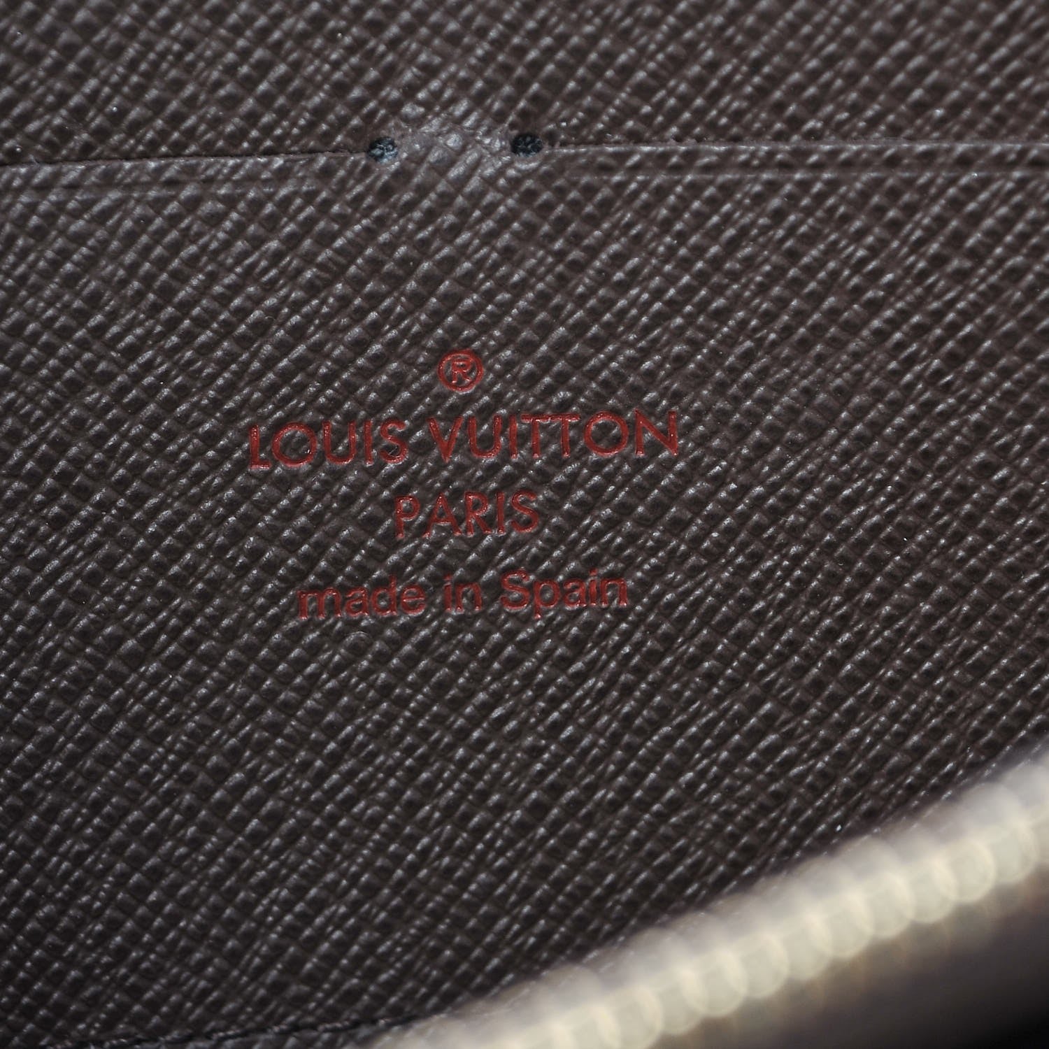 Louis Vuitton Damier Ebene Zippy Wallet 7 of 9